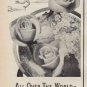 1950 FTD Florists Ad "All Over The World -- Say it with Flowers-By-Wire"
