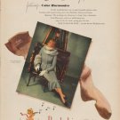 1949 Berkshire Stockings Ad "Easter Stocking Fashions"