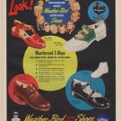 1949 Weather-Bird Shoes Ad "Look!"