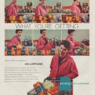 1958 Avisco Cellophane Ad "You See Exactly What You're Getting"