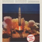 1958 Universal Atlas Cements Ad "To backstop a rochet's blast"