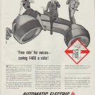 1958 Automatic Electric Ad "Free ride"