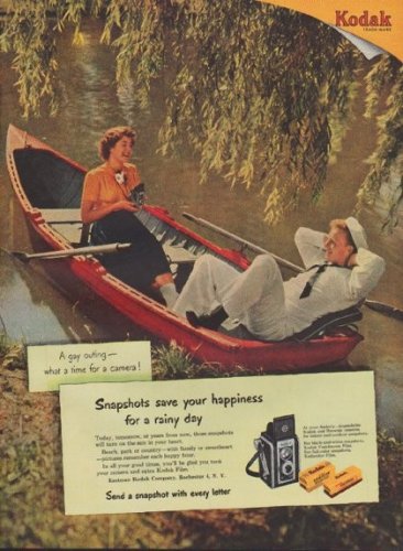 1952 Kodak Ad "Snapshots"