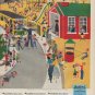 1952 Durene Cotton Yarn Ad "Durene Rings The Bell For School"