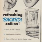 1952 Bacardi Ad "in one minute"