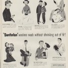 1952 Sanforlan Ad "Now wool becomes even more wonderful!"