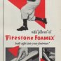 1952 Firestone Foamex Ad "Pamper your feet"