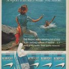 1961 Newport Cigarettes Ad "refreshes while you smoke"