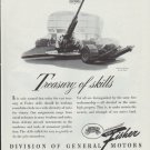 1942 General Motors Ad "Treasury of skills"