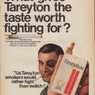 1967 Tareyton Ad "taste worth fighting for"