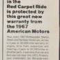 1967 American Motors Ad "The Red Carpet Ride"