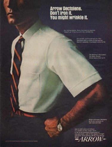 1967 Arrow Ad "Arrow Dectolene"