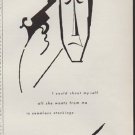 1959 Hanes Ad "I could shoot myself"
