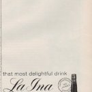 1959 La Ina Ad "that most delightful drink"