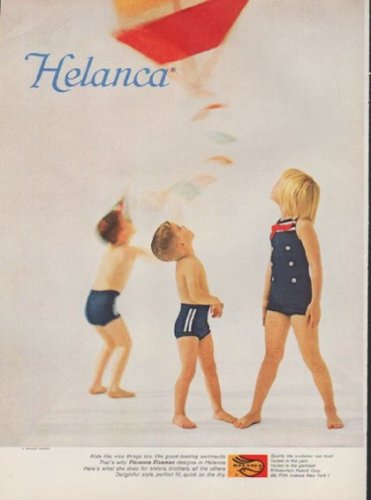 1959 Helanca Ad "Florence Eiseman"