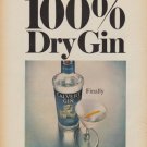 1968 Calvert Gin Ad "100% Dry Gin"