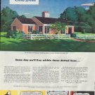 1948 National Gypsum Company Ad "Gold Bond"