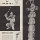 1954 D. Moreau Barringer Article "bizarre figurines"