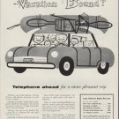 1954 Bell Telephone System Ad "Vacation Bound?"