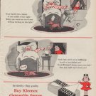 1954 Kleenex Tissues Ad "Did you ever?"