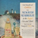 1954 Seagram's Ad "Seabreeze"