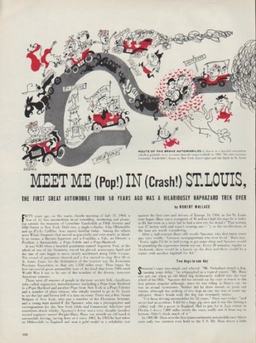 1954 Richard Erdoes Artwork Article "Meet Me In St. Louis"