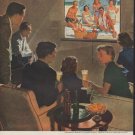 1953 United States Brewers Foundation Ad "Beer belongs"