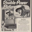 1953 Motorola Ad "Double-Power Picture"