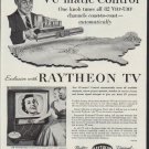 1953 Raytheon Ad "VU-matic Control"