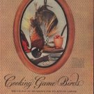 1953 Thomas Yee Game Bird Photos Article "Cooking Game Birds"