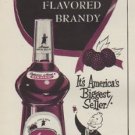 1953 Arrow Brandy Ad "Blackberry Flavored Brandy"