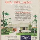 1953 National Homes Ad "Now Air-Conditioned"