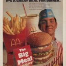 1971 McDonald's Ad "The Big Meal"