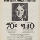 1971 Bell Telephone Ad "It makes a difference"