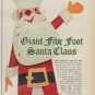 1971 Greenland Studios Ad "Giant Five Foot Santa Claus"