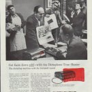 1957 Dictaphone Ad "Get facts down cold"