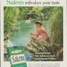 1957 Salem Cigarettes Ad "refreshes your taste"
