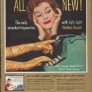 1957 Underwood Typewriter Ad "All New!"