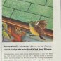 1957 Bird Floors and Roofs Ad "What a fun floor!"