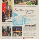1952 Douglas Airplanes Ad "Less than a day away"