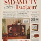 1952 Sylvania TV Ad "New '53 UHF-VHF Television"