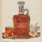 1952 Old Forester Ad "America's Guest Decanter"