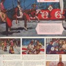 1952 Canadian Club Ad "Horseback Archery"