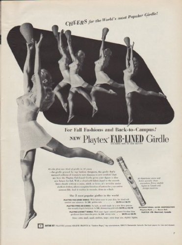 1951 Playtex Ad "Cheers"