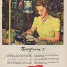 1951 Western Electric Ad "Transfusion?"