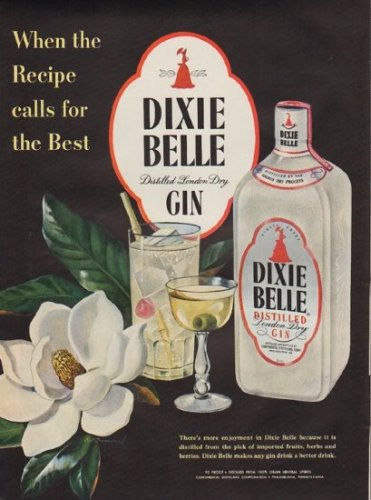 1951 Dixie Belle Ad "When the Recipe calls for the Best"