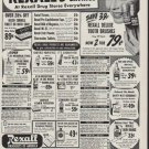 1951 Rexall Drug Store Ad "August Savings"