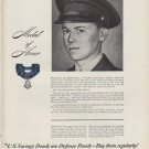 1951 U.S. Savings Bonds Ad "Medal of Honor"