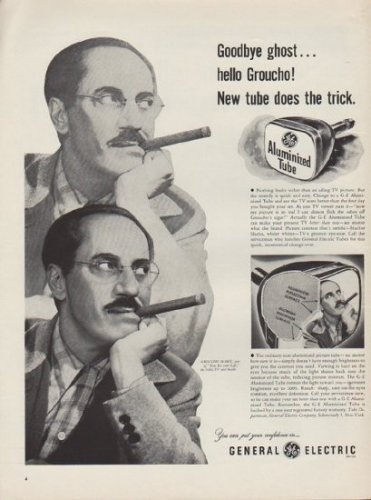 1953 General Electric Ad "Goodbye ghost"