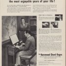 1953 Hammond Organ Ad "30 minutes"